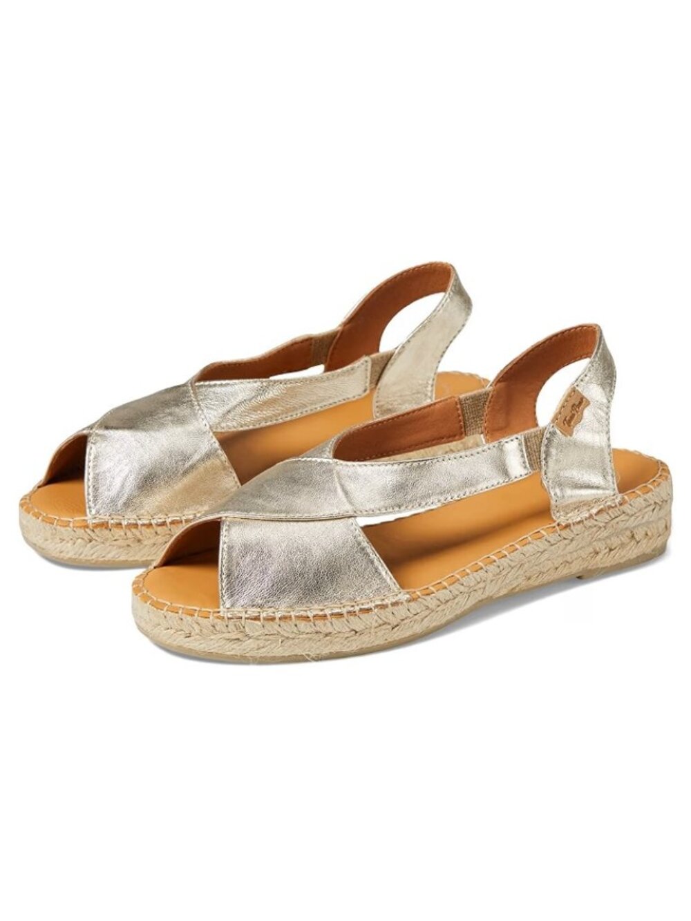 NWOB Toni Pons Elda-P Platinum Leather EU 37 (US Women's 6.5-7) M